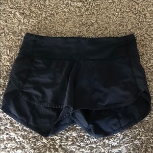 lululemon speed short black
